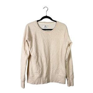 Alpine Design “Sunrise Chaser” Cream Lightweight Crewneck Sweatshirt Size Medium